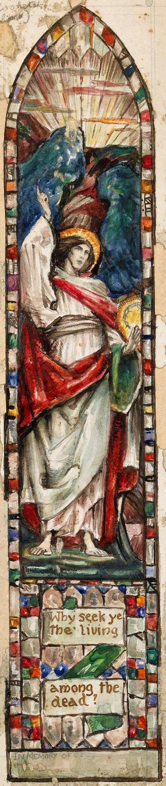 The Angel of the Resurrection, Saint Ninnidh's Church, Inishmacsaint, Derrygonnelly, County Fermanagh