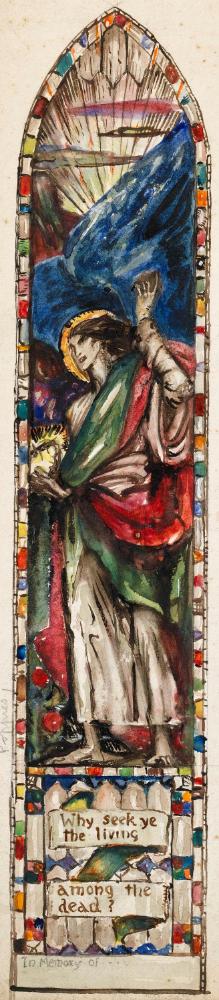 The Angel of the Resurrection, Saint Ninnidh's Church, Inishmacsaint, Derrygonnelly, County Fermanagh