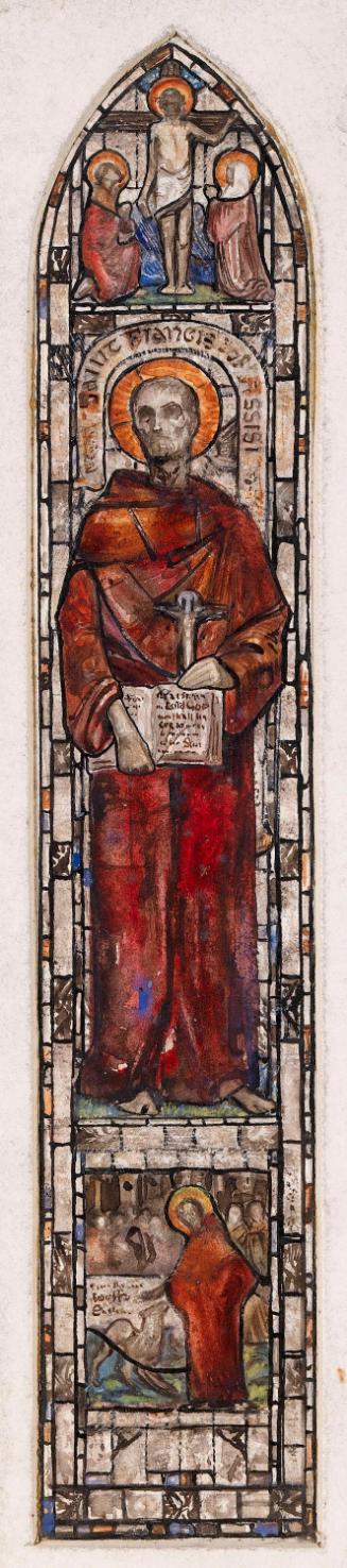 Saint Francis of Assisi, with the Risen Christ and Saints Francis and Clare and St Francis with the Wolf of Gubbio