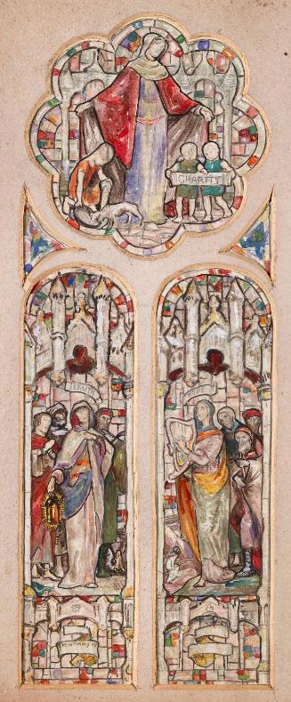 Faith, Hope and Charity, Townsend Street Presbyterian Church, Belfast, County Antrim