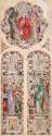 Faith with Saint Paul and Job, Hope with Saint John the Baptist and the Magi and Charity with the Good Samaritan and the Woman of Samaria, Townsend Street Presbyterian Church, Belfast, County Antrim
