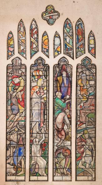The Prodigal Son, the Wise Virgins, the Talents, and the Good Samaritan, Presbyterian Assembly Hall, Fisherwick Place, Belfast, County Antrim