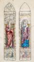 Saint John the Evangelist and the Virgin with Kneeling Supplicants below