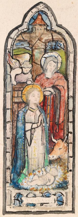 The Nativity with a Female Saint