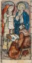 Saint Brigid with a Monk Inspired while Writing by an Angel