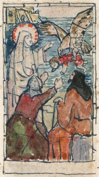 Saint Brigid Performing a Miracle