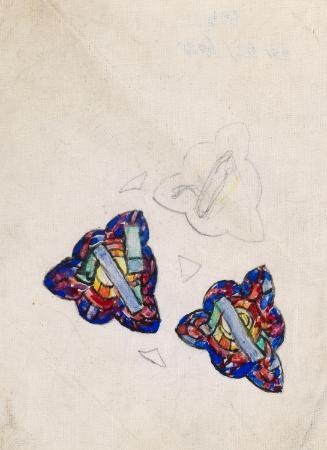 Three Trefoils with Scrolls