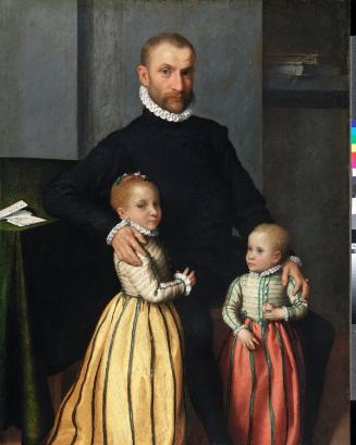 Portrait of a Gentleman and his two Children