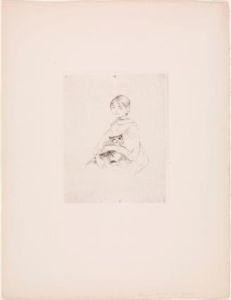 Young Girl with Cat (Julie Manet, the Artist's Daughter)