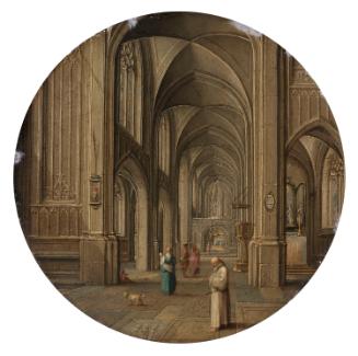 An Interior of a Church, with Figures
