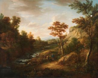 A Landscape with Peasants and a Dog