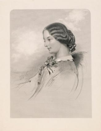 Miss Emily Mary Dawson, grand-daughter of the 1st Earl of Portarlington, later Mrs J.H. Wyndham King