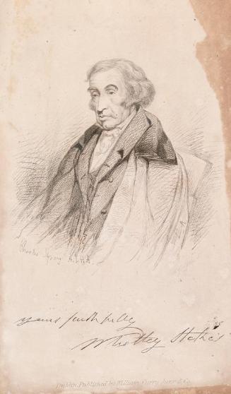 Dr Whitley Stokes (1763-1845), Writer and former Professor of Medicine at Trinity College