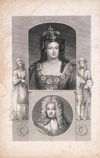 Queen Anne (1665-1714) and her Consort Prince George of Denmark (1653-1708)