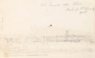 Saint Mary's Cathedral and English Town, Limerick, County Limerick, from Wellesley Bridge