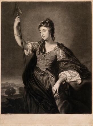 Lady Anne Dawson (née Lady Fermor), (1733-1779), Daughter of the 1st Earl of Pomfret, as the Goddess Diana