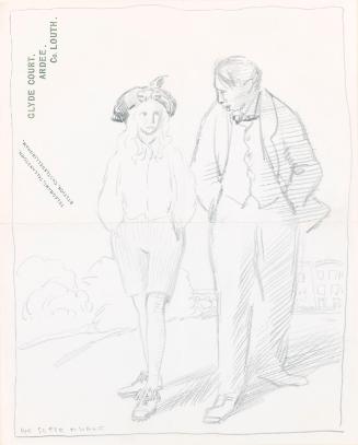 We Go for a Walk, (Self-Portrait with Philippa)