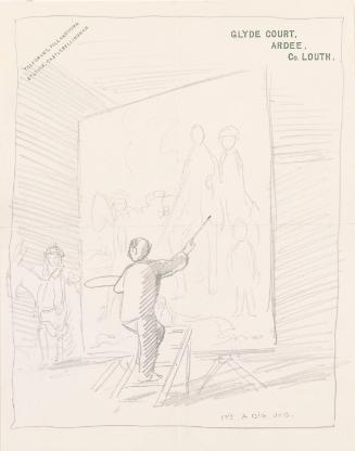 Its a Big Job, (Self-Portrait with Philippa)