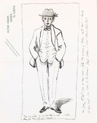 Self-Portrait in a New Hat and Vest