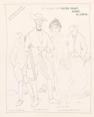 A Windy Day (Self-Portrait with the Vere Foster Family)