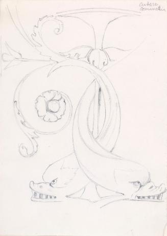Foliage and Dolphin Design