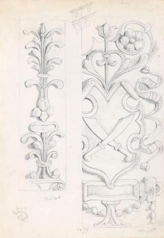 Panel Designs with Crest and Leaf Designs