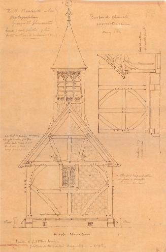 Besford Church, West Elevation