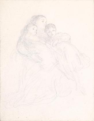Mother with Two Young Children