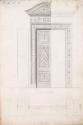 Elevation and Plan for Door and Frame, Doorway A