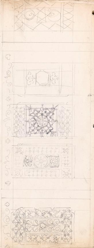 Roughly Sketched Designs for Wall or Ceiling Panels