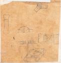 Profile of Window Latches and Sketch of a Book