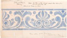 Saint Paul's Church Bray, Stencil for Frieze in Nave