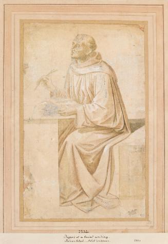 Saint Bernard Interrupted while Writing by a Vision of the Virgin