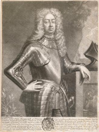 William Cavendish,1st Duke of Devonshire (1640-1707), with a River God