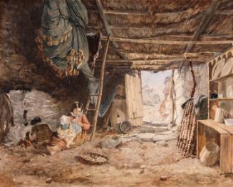 Interior of a Fisherman Cottage, Galway