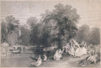 Ladies in Turkish Dress by a River