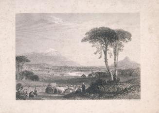 Mounts Olympus and Ossa from the Plains of Thessaly, Greece