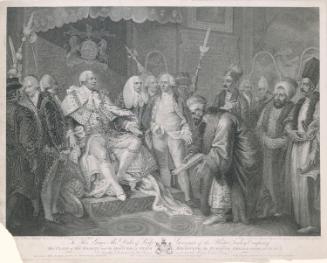 George III, King of England, (1738-1802), and the Officers of State Receiving the Turkish Ambassador