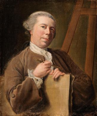 Self-Portrait with an Easel