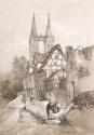 Boppard, Germany, with the towers of the Parish Churches