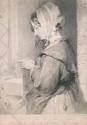 Woman knitting