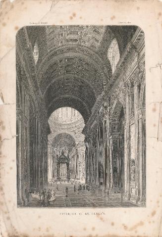 The Nave of St Peter's Cathedral, Rome