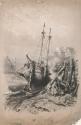 Boat under Repair with Figures