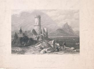 Godesberg Castle above the River Rhine, Germany