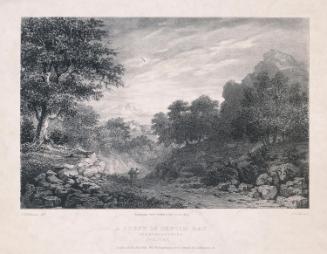 A Path above Oxwich Bay, S. Wales, at Twilight