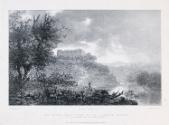 North West View of Saint Fagan's Castle, Wales, above the River Elai