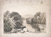 Ash, Sycamore and Oak on the River Tees, Rokeby Park, Yorkshire