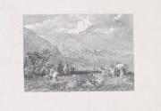 Valley Below a Hill Town