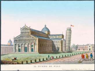 The Cathedral and Leaning Tower of Pisa, North Italy