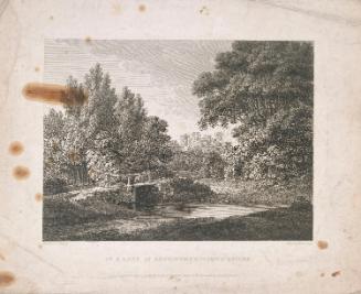 'In a Lane at Kenilworth', (with Kenilworth Castle), Warwickshire